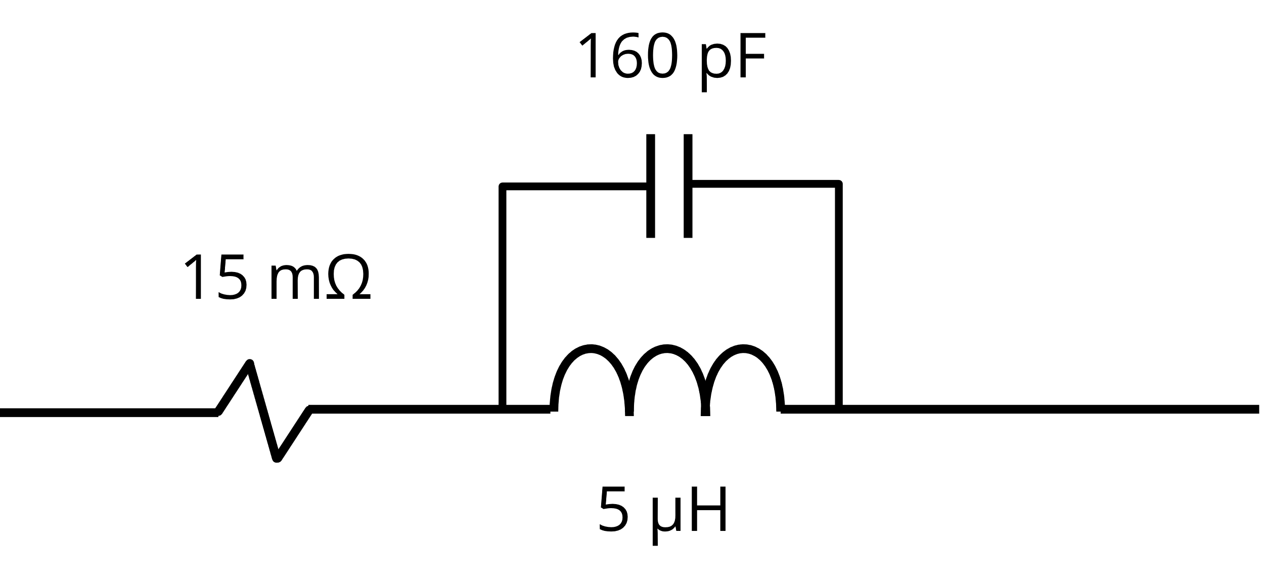 Figure&nbsp;6. Equivalent circuit for a surface-mount inductor.