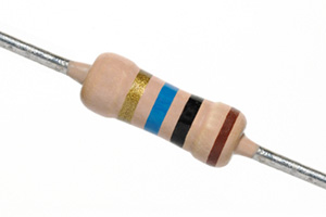 image of a leaded resistor