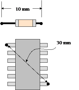 Capacitor connection without power planes